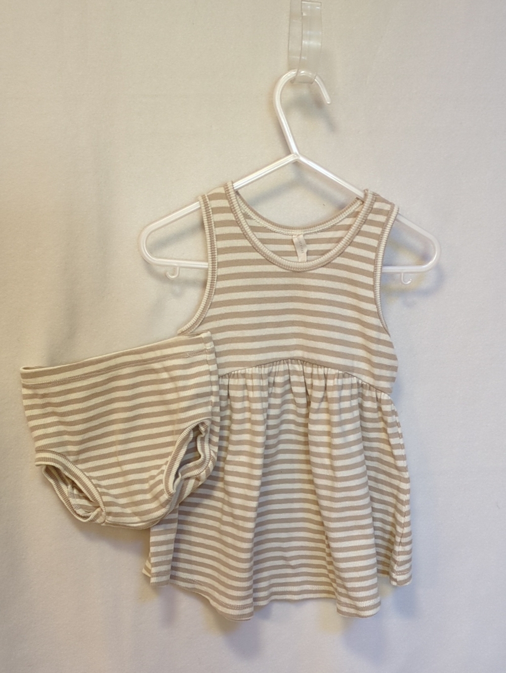 Quincy Mae Beige Dress
